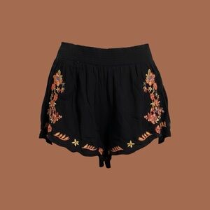 Forever 21 Embroidered Shorts